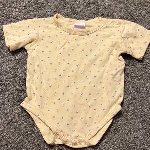 Vintage Garanimals Floral Onesie size 12 months